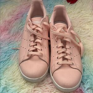 Adidas Women's Soft Pink Sneakers